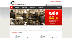 Desktop Screenshot of fetchalamp.co.nz